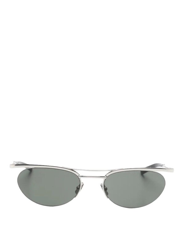 SAINT LAURENT: サングラス - サングラス - 銀
