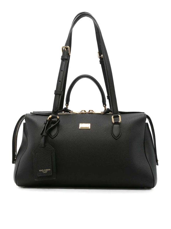 DOLCE & GABBANA: トートバッグ - トートバッグ - 黒