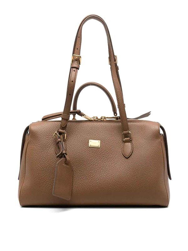 DOLCE & GABBANA: トートバッグ - トートバッグ - ブラウン