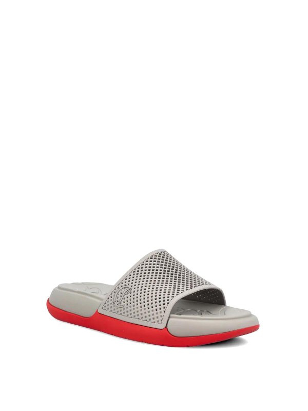 CHRISTIAN LOUBOUTIN: ビーチサンダル online - ビーチサンダル - グレー