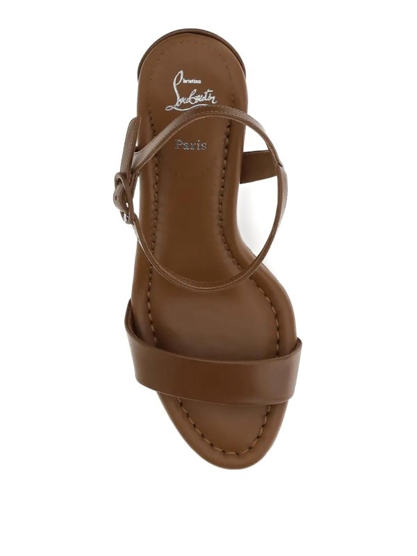 サンダル - ブラウン shop online: CHRISTIAN LOUBOUTIN