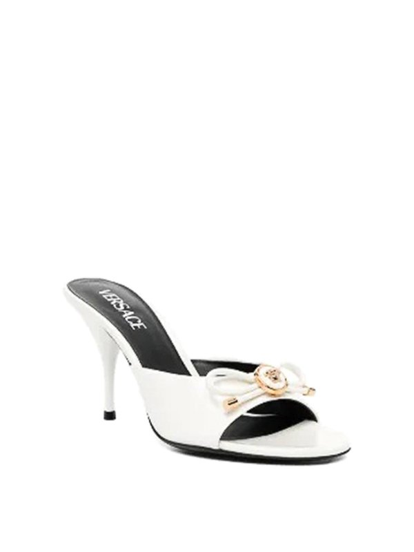 VERSACE: sabot online - White 85 Mules