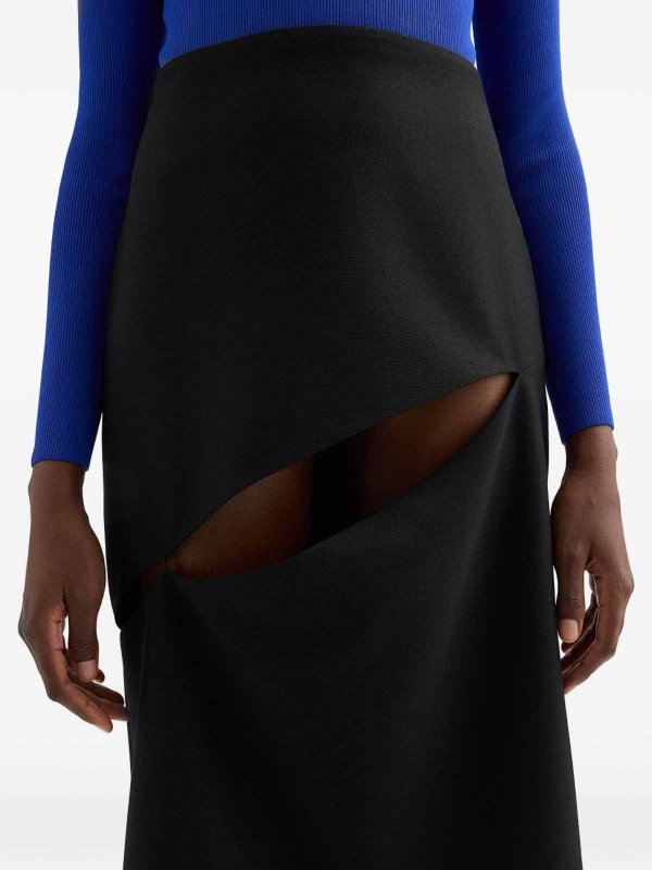 Midirock - Schwarz shop online: JIL SANDER