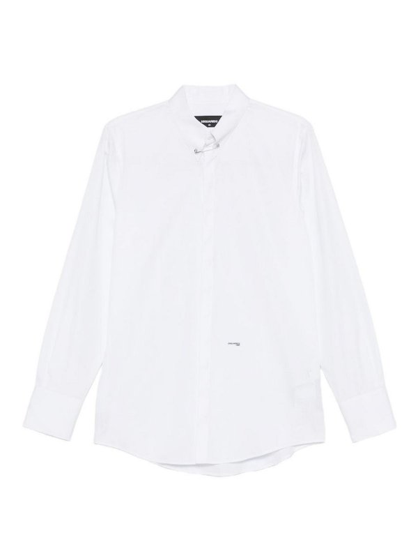 DSQUARED2: shirts - Pin-Collar Slim-Fit Shirt