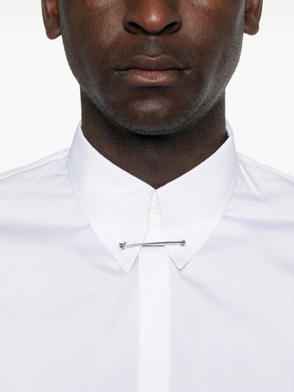 Pin-Collar Slim-Fit Shirt shop online: DSQUARED2