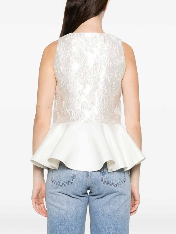 Top - Creme shop online: GANNI