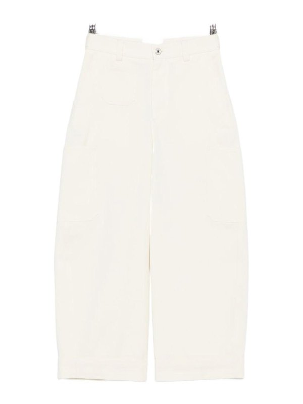 GIVENCHY: Casual Hosen - Casual Hose - Weiß