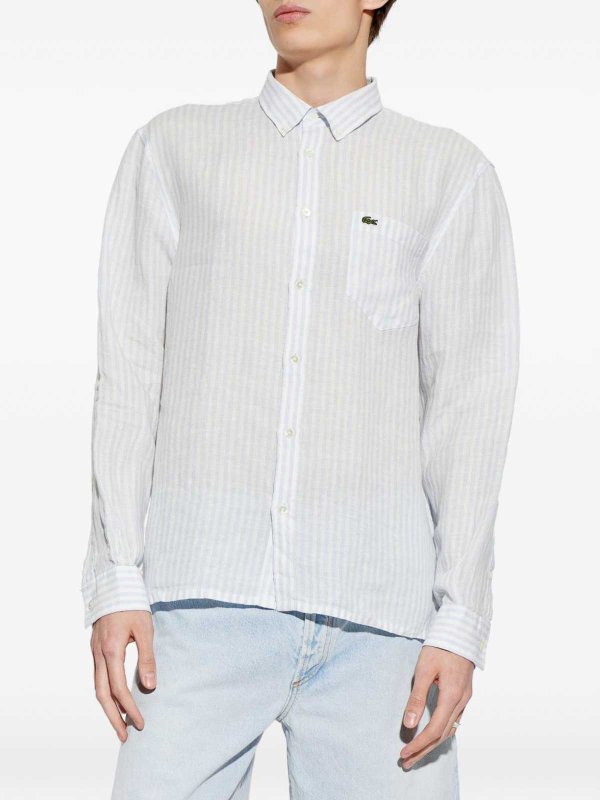 The Best Shops LACOSTE: シャツ - シャツ - 白