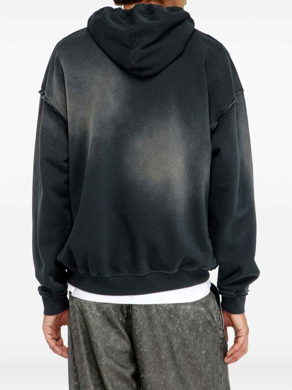スウェットシャツ/セーター - 黒 shop online: DIESEL