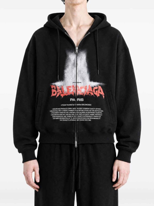 The Best Shops BALENCIAGA: スウェット＆セーター - スウェットシャツ/セーター - 黒