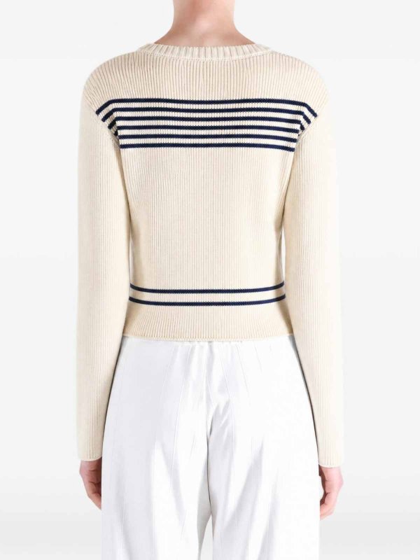 Rundhalspullover - Blau shop online: BALENCIAGA