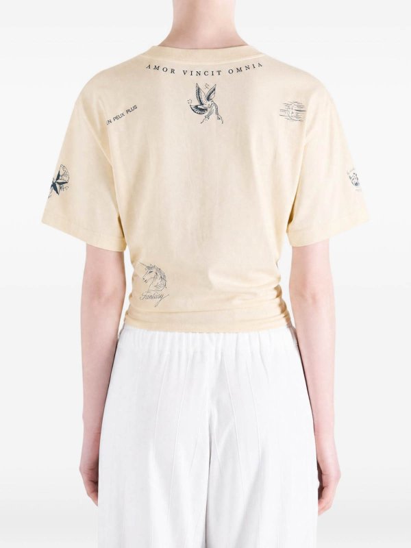 BALENCIAGA: Tops & Tank tops online - Classic Ink Short Sleeve Top