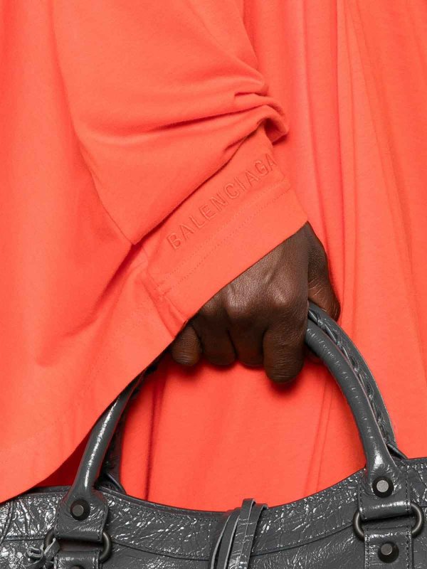 BALENCIAGA: Knielange Kleider online - Knielanges Kleid - Rot