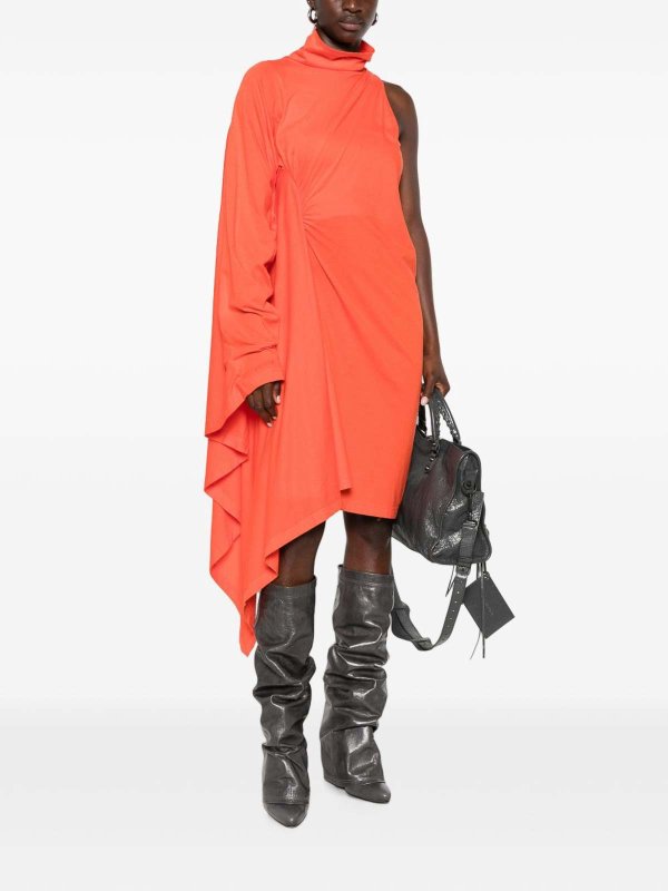 Knielanges Kleid - Rot shop online: BALENCIAGA