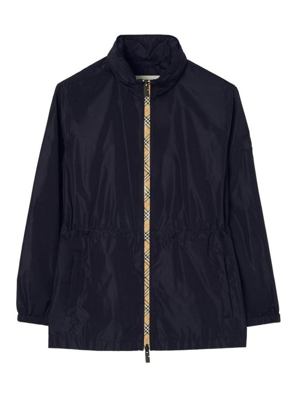 BURBERRY: Parkas - Parka - Dunkelblau
