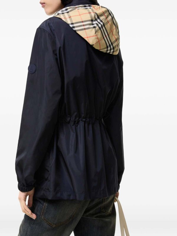 BURBERRY: Parkas online - Parka - Dunkelblau