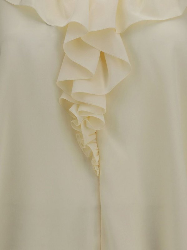 Cropped Ruffled Top shop online: CHLOE