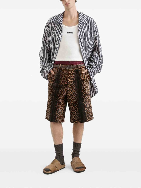 DOLCE & GABBANA: Tops & Tank tops online - Cotton Tank Top With Print