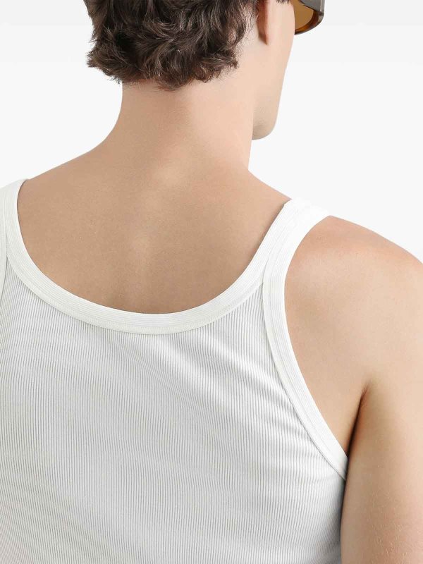 Cotton Tank Top With Print shop online: DOLCE & GABBANA