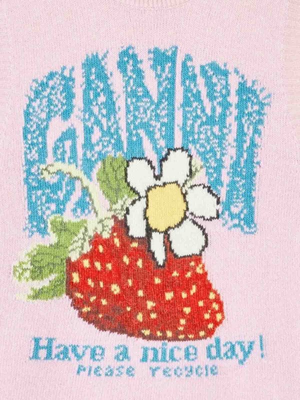 GANNI: Gilets tricot online - Have A Nice Day! Please Recycle