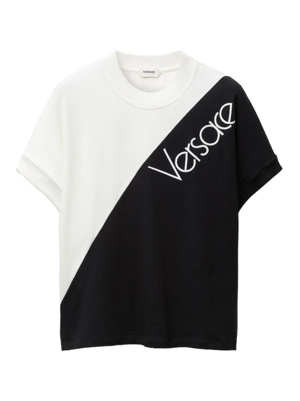 VERSACE: T-shirts - T-Shirt - Weiß