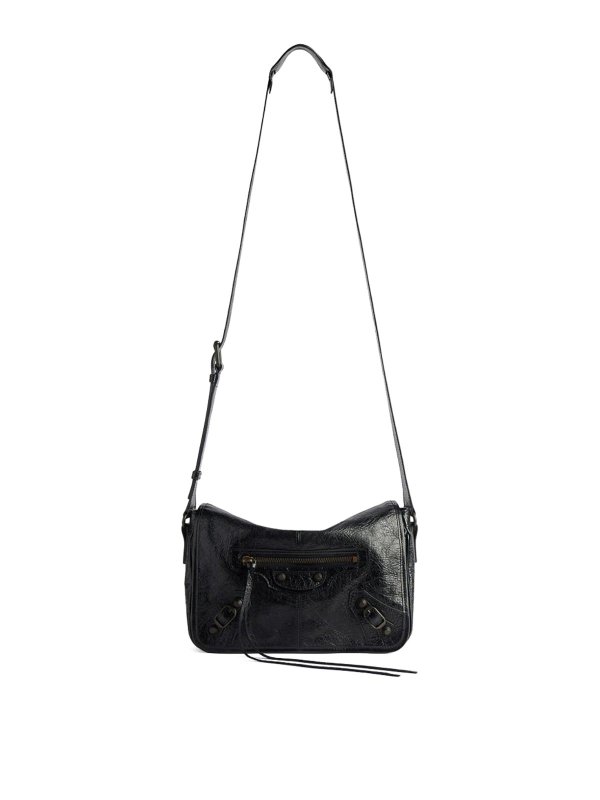 BALENCIAGA: クロスボディバッグ - クロスボディバッグ - 黒