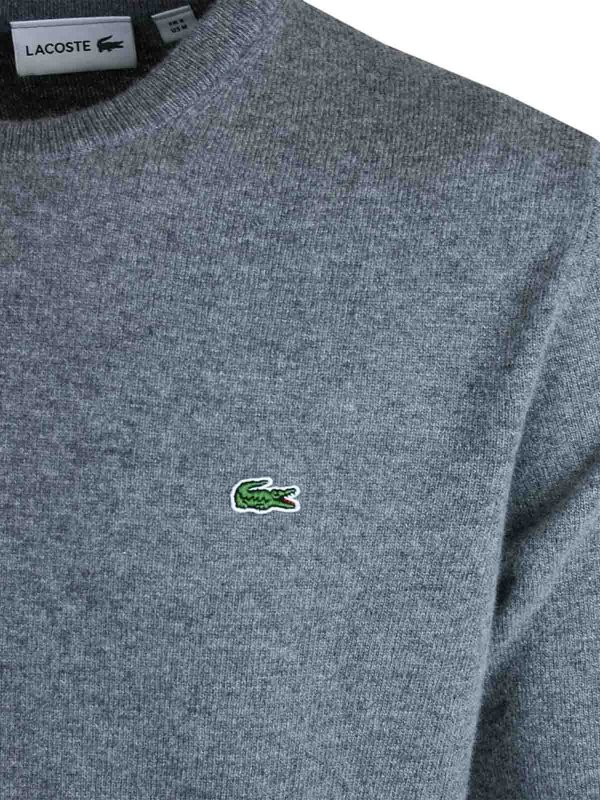 LACOSTE: Pull col rond online - Pull Col Rond - Gris
