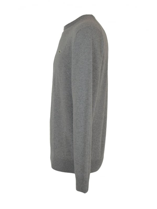 The Best Shops LACOSTE: Pull col rond - Pull Col Rond - Gris