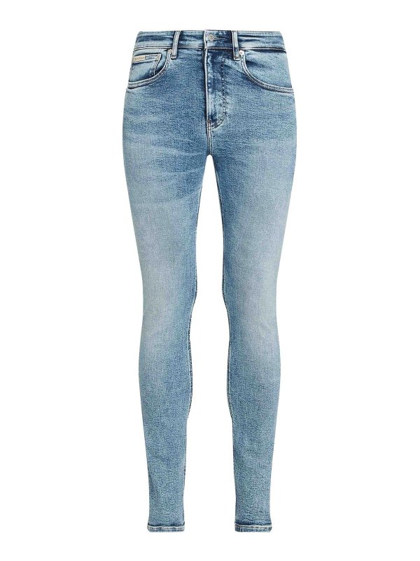 CALVIN KLEIN: straight leg jeans - Jeans Blu