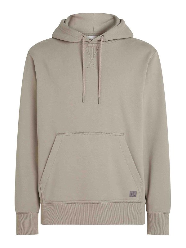 CALVIN KLEIN: Sudaderas y suéteres - Sudadera - Gris