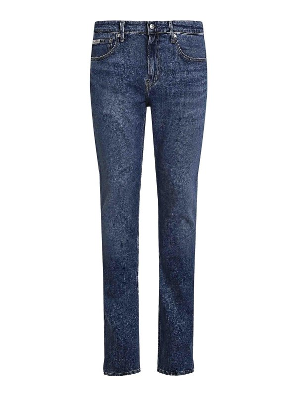 CALVIN KLEIN: straight leg jeans - Jeans Blu