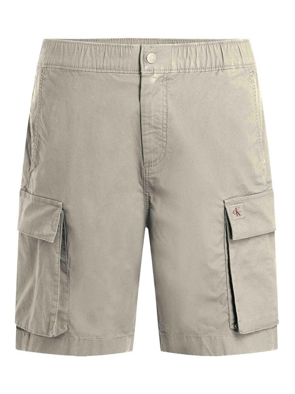 CALVIN KLEIN: Hosen Shorts - Shorts - Beige