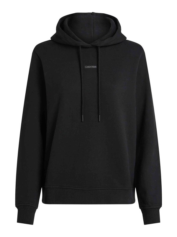 CALVIN KLEIN: Sudaderas y suéteres - Sudadera - Negro