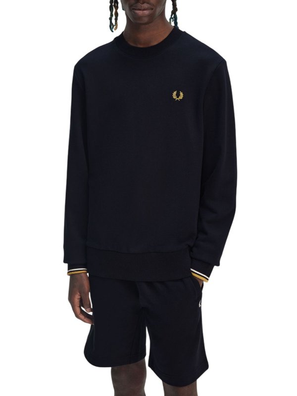 The Best Shops FRED PERRY: Sweatshirts und Pullover - Sweatshirt - Blau