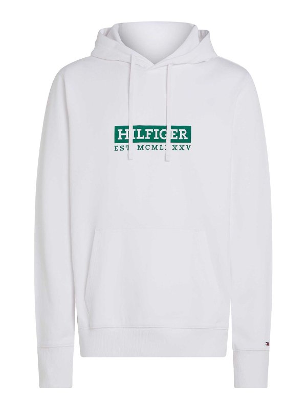 TOMMY HILFIGER: Sudaderas y suéteres - Sudadera - Blanco