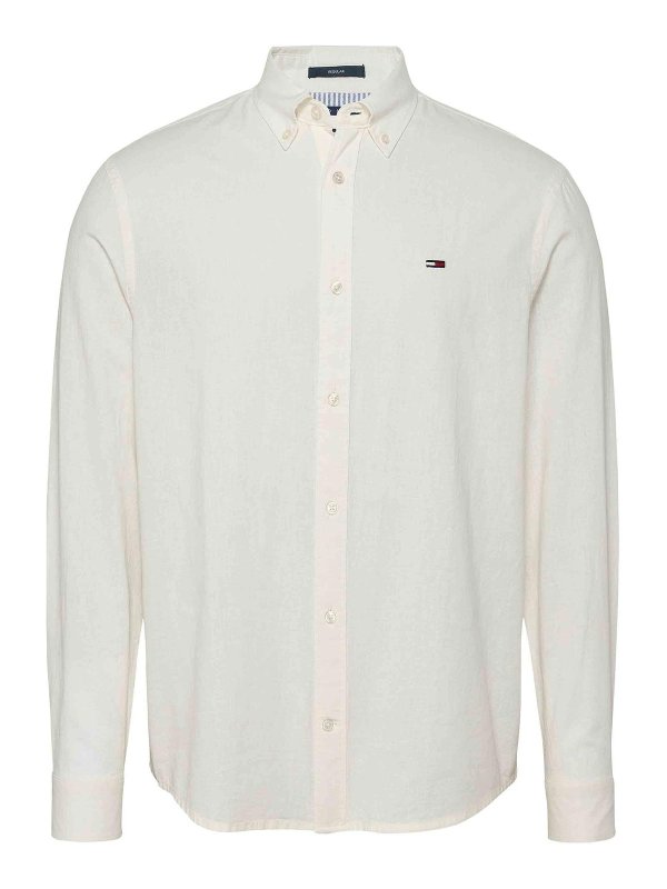TOMMY HILFIGER: camicie - Camicia Beige