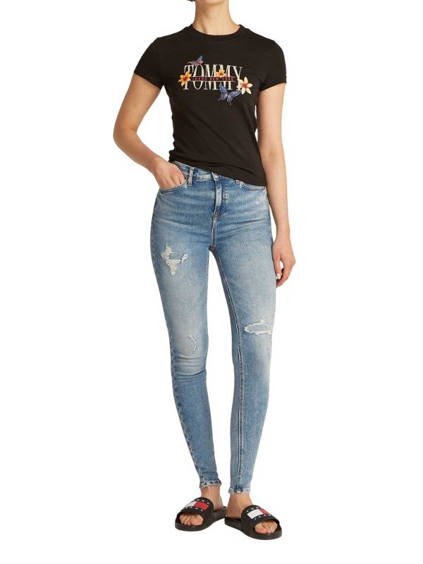 TOMMY HILFIGER buy online スキニージーンズ - ブルー