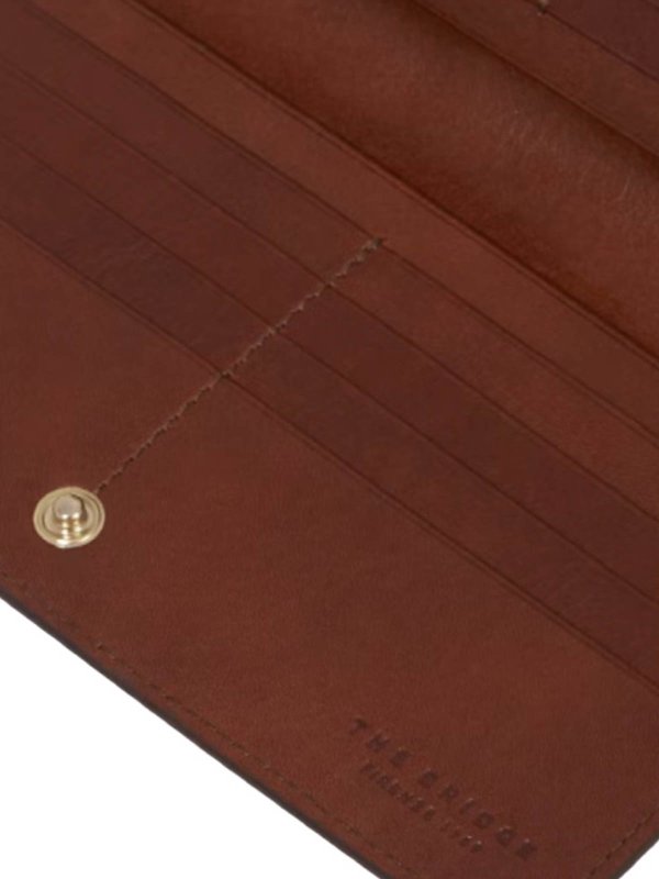 Brown wallet shop online: THE BRIDGE