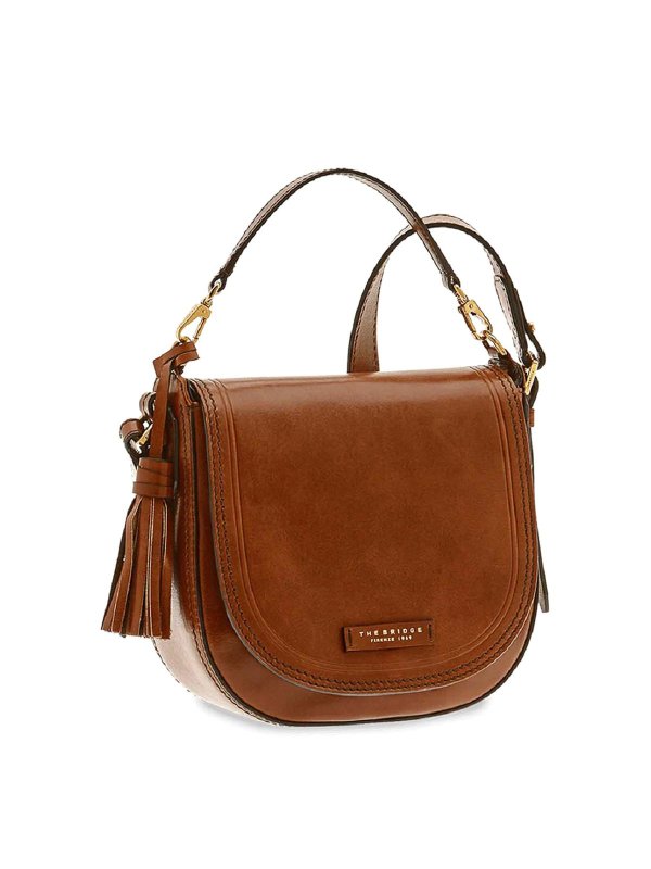 THE BRIDGE: shoulder bags - Brown Bag