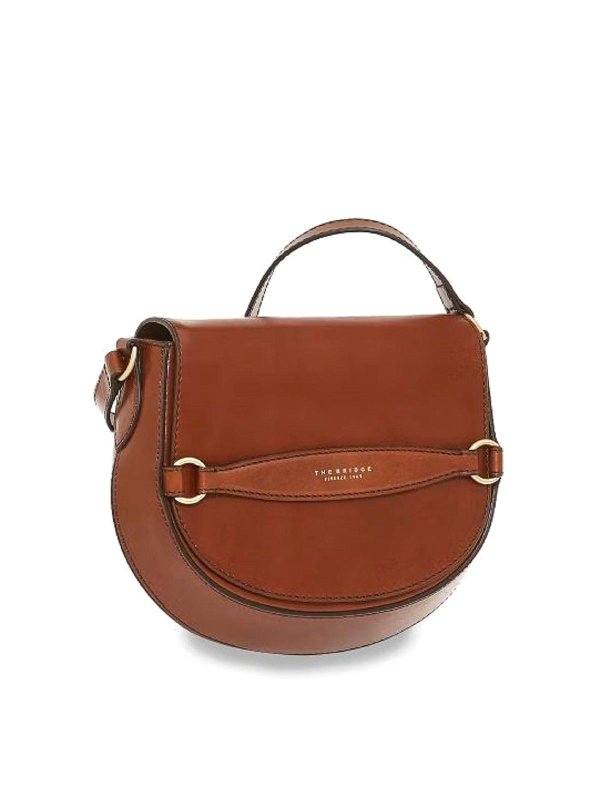 THE BRIDGE: shoulder bags - Brown Bag