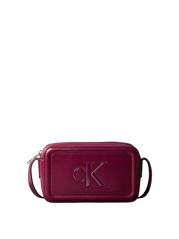 CALVIN KLEIN: totes bags - Borse Bordeaux
