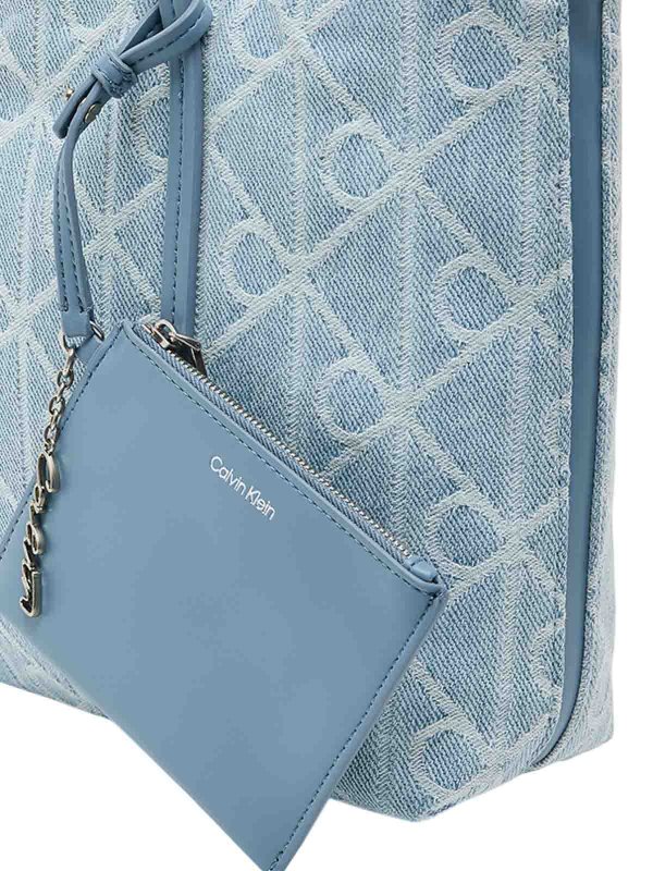 Borsa  Azzurro shop online: CALVIN KLEIN