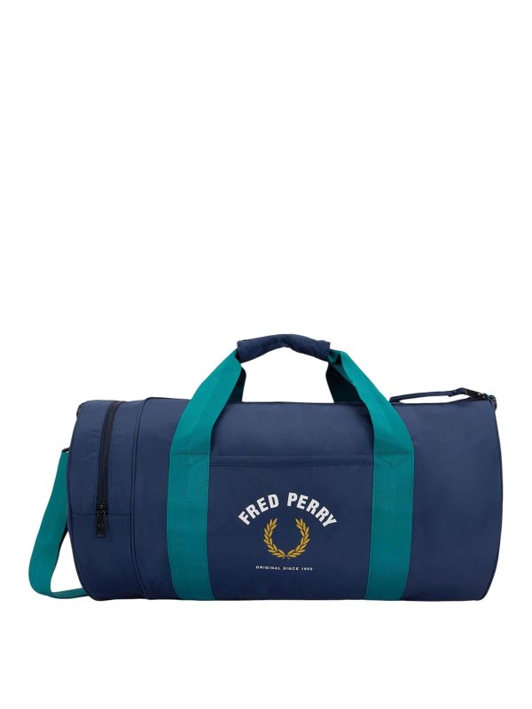 FRED PERRY: Luggage & Travel bags - Blue Bag