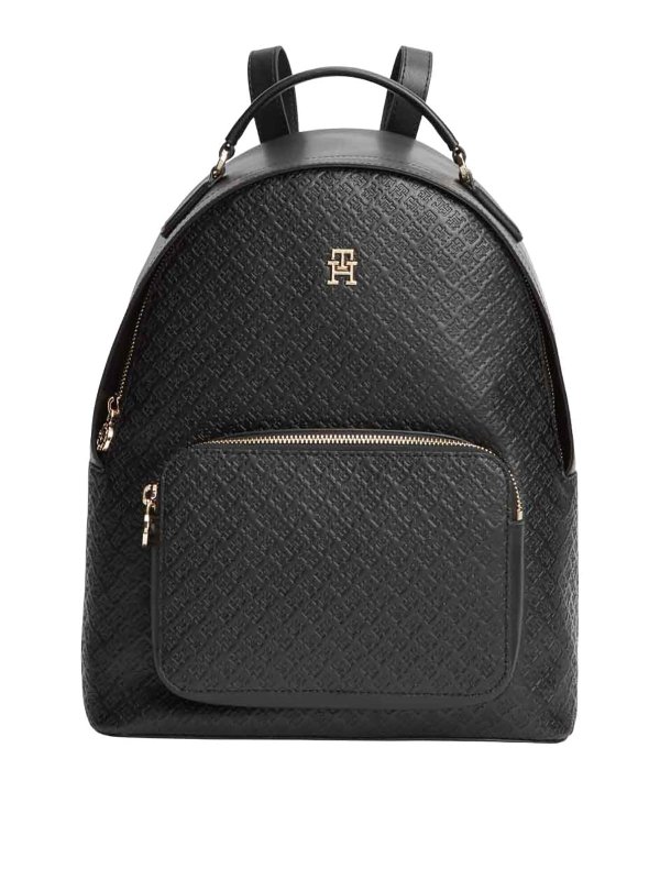 TOMMY HILFIGER: バックパック - バックパック - 黒