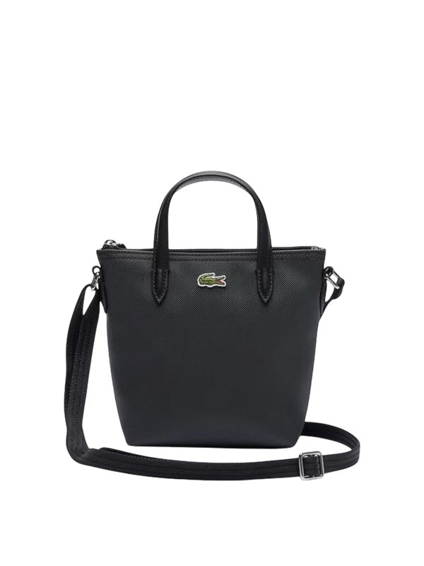 LACOSTE: totes bags - Black Bag