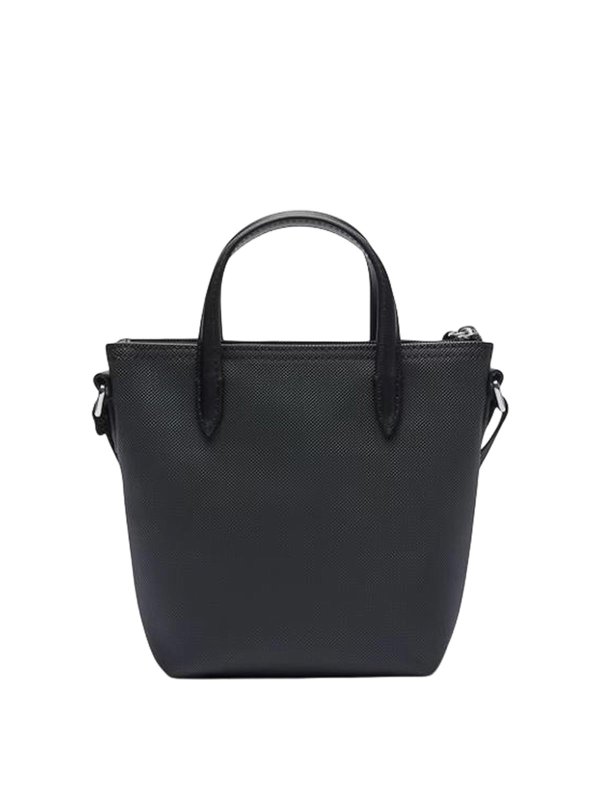 LACOSTE: totes bags online - Black Bag