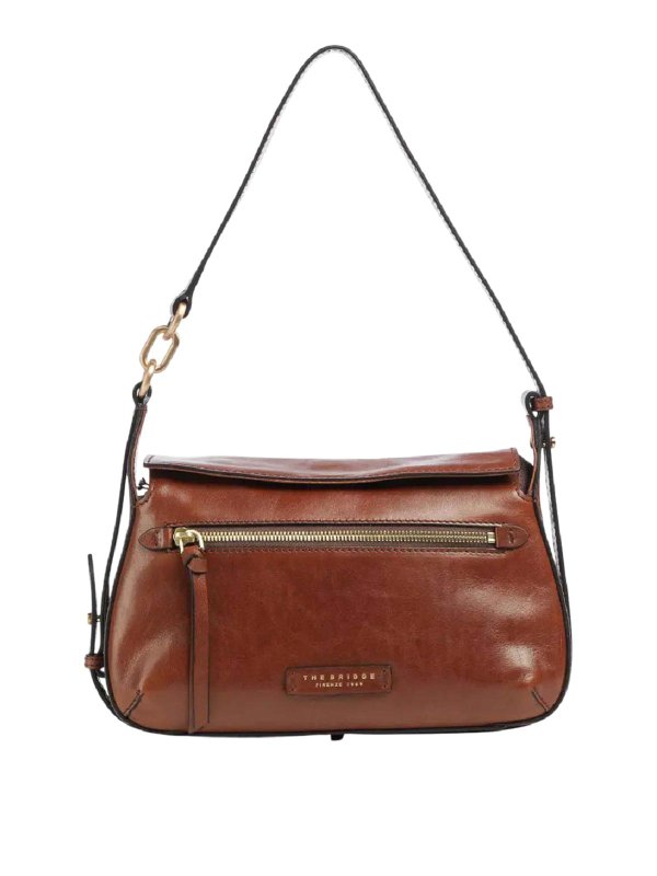 THE BRIDGE: shoulder bags - Brown Bag