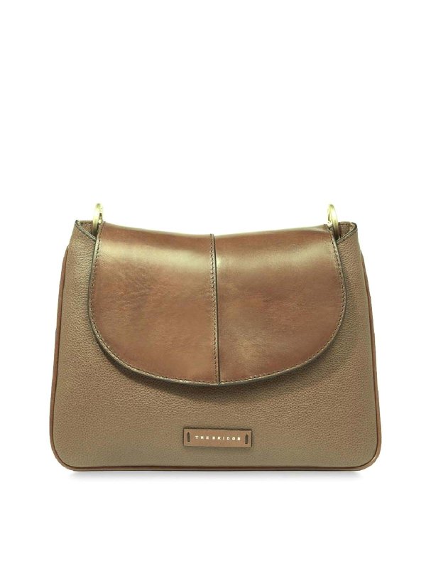THE BRIDGE: cross body bags - Brown Bag