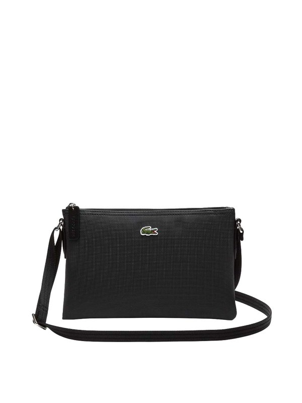 LACOSTE: cross body bags - Black Bag