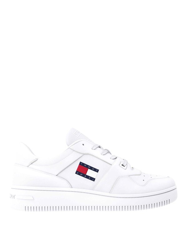 TOMMY HILFIGER: スニーカー - スニーカー - 白